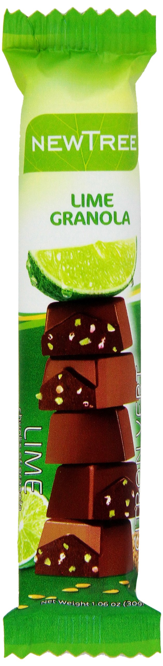 New Tree Milk Chocolate Lime Granola Snack Bar, 1.06 Ounce (Pack of 20)