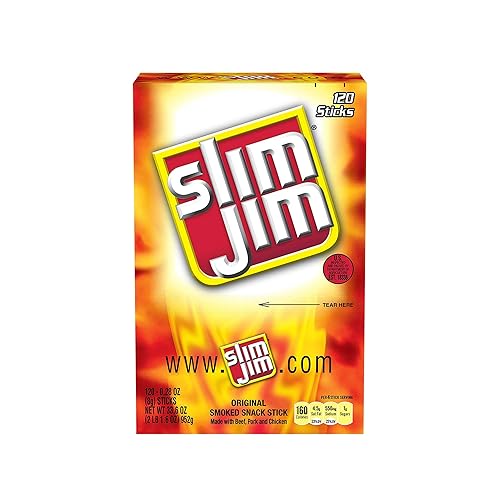 Brand of Slim Jim Original (120 ct.) - Pack of 1 - Bulk Disc