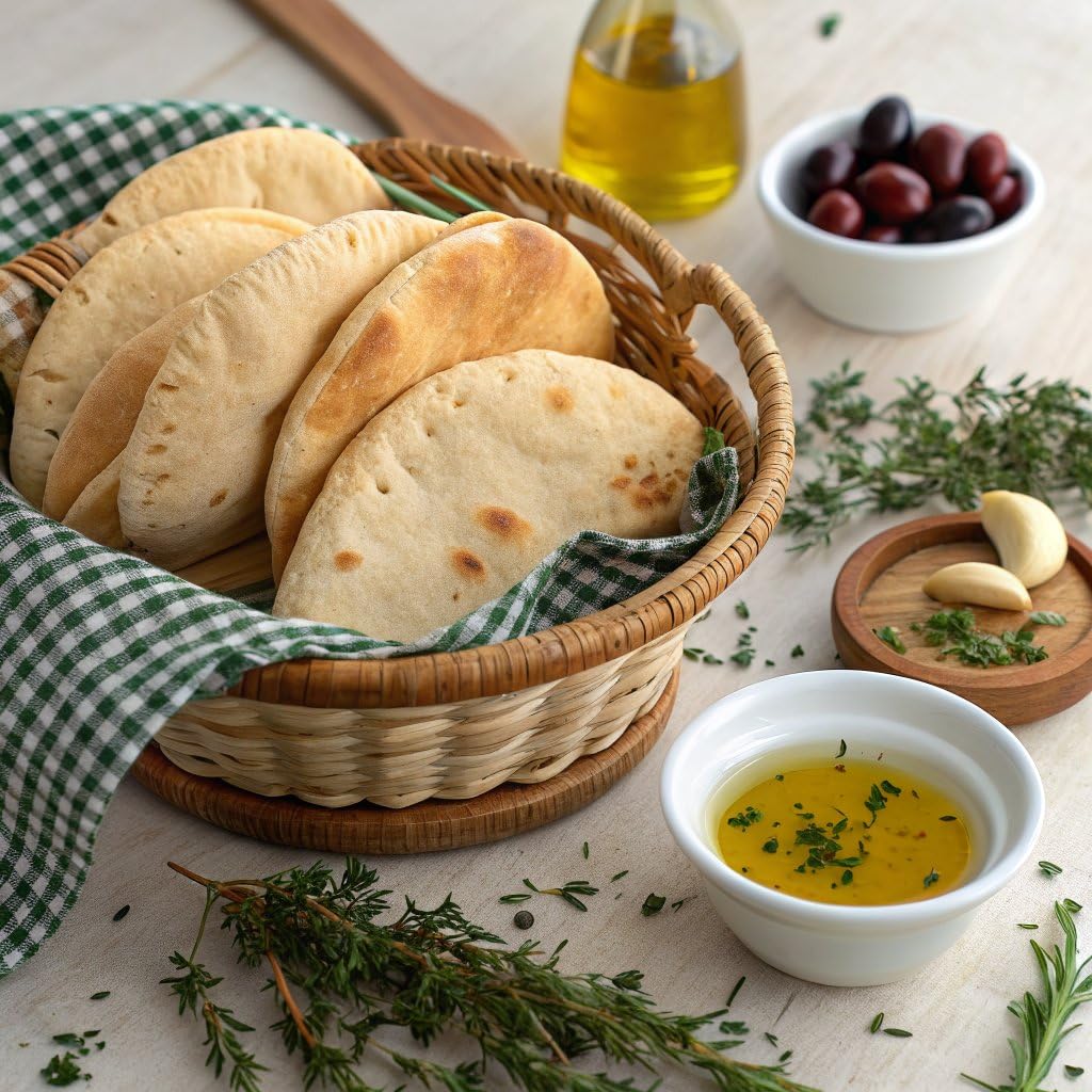 Roman's Bakehouse Pita Bread Original, 8.8oz