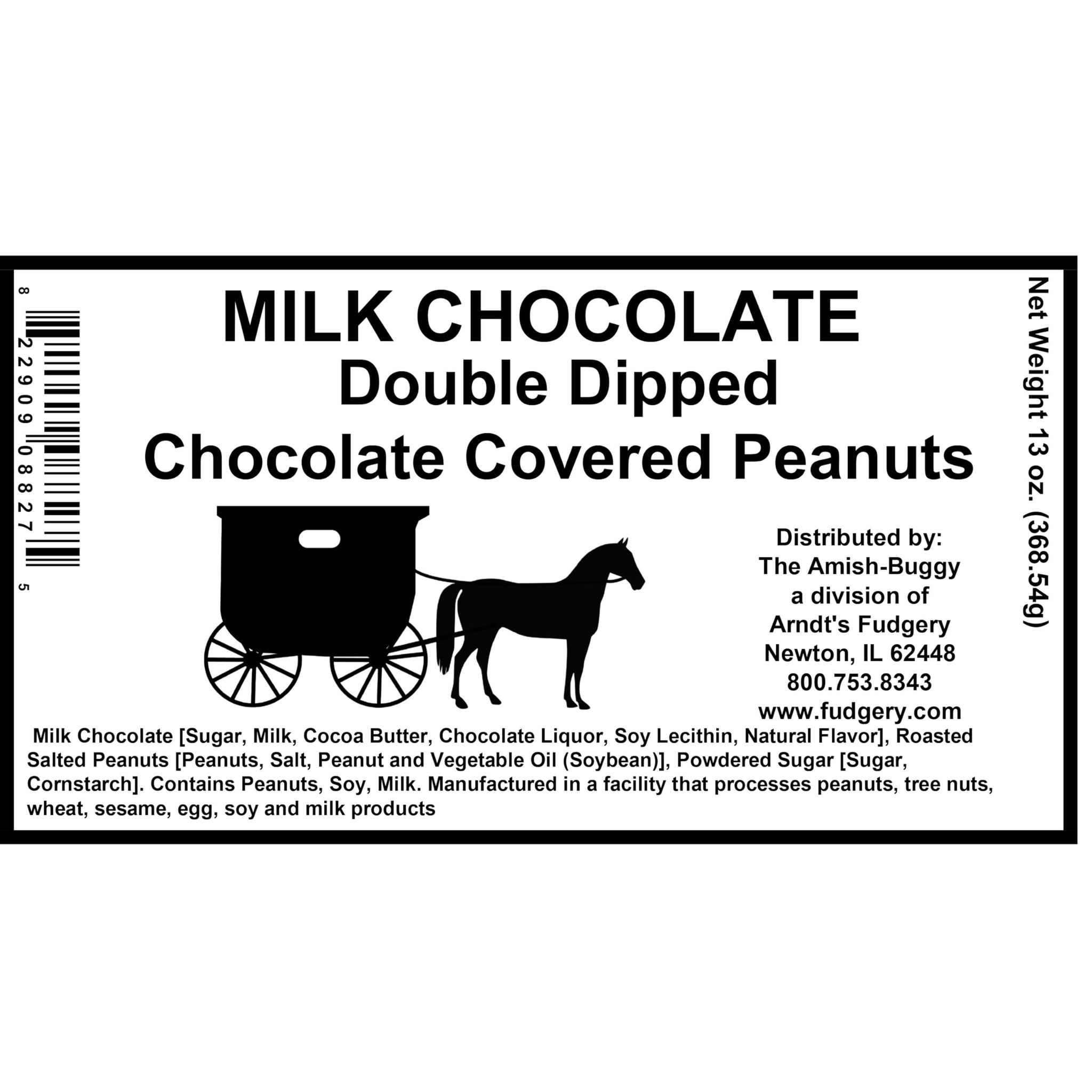 Premium Chocolate Candy 2-13 oz. packages (Milk Chocolate Double Dipped Peanuts)