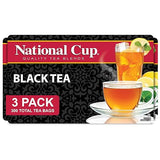 National Cup Black Tea, 100 Tagless Tea Bags (Pack of 3)