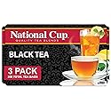 National Cup Black Tea, 100 Tagless Tea Bags (Pack of 3)