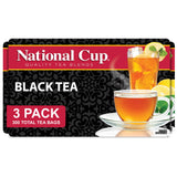 National Cup Black Tea, 100 Tagless Tea Bags (Pack of 3)
