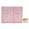 Bath & Body Works Champagne Toast Fabric Care Dryer Sheets - 2 Boxes (80 Sheets Total) - with a Peach Gardenia Sample Soap