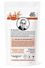 Dr. Gerson's Enema Coffee, Organic Air-Roasted Ground Arabica Beans, Medium Roast (8 oz (.5 lb) bag), Drinkable