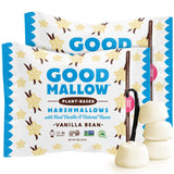 GoodMallow Vegan Marshmallows - Large Kosher Halal Gluten Free Dairy Free Healthy- Natural Gelatin Free Marshmallows for Hot Chocolate, Smores, Baking