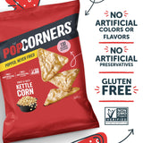 Popcorner Kettle Corn Popped Corn Chips, 7 Ounce