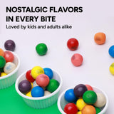 Chewing Gum for Kids - 1 Inch Large Gumballs - 50 Pcs Gum Balls - Assorted Flavors Double Bubble Chewing Gum -for Kids