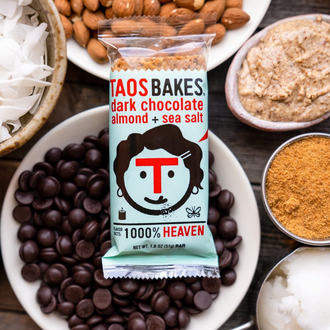Taos Bakes Snack Bars - Crowd + Pleaser All-In-One Variety Pack - Gluten Free, Non-GMO, Healthy Granola Bars - Nutritious & Delicious Baked Bars - (12