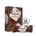 Nugo Organic Double Dark Chocolate, 10g Vegan Protein, Gluten Free, 24 count