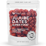 NESTLADY Premium Jujube Date, Red Date (Hong Zao), 100% Natural, Improve sleep, Health Snack, Dried Fruit, Sweet and Chewy Net weight: 454g