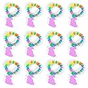 Fun Express Easter Candy Stretchable Edible Bunny Bracelets - Great for Easter Egg Hunts and Other and Spring Celebrations (12 Pieces)