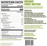 Organic Sweet Matcha Green Tea Powder - Cafe Style Blend by Cherie Sweet Heart - 16oz, Vegan & Gluten-Free, Rich in Antioxidants, Perfect for Lattes