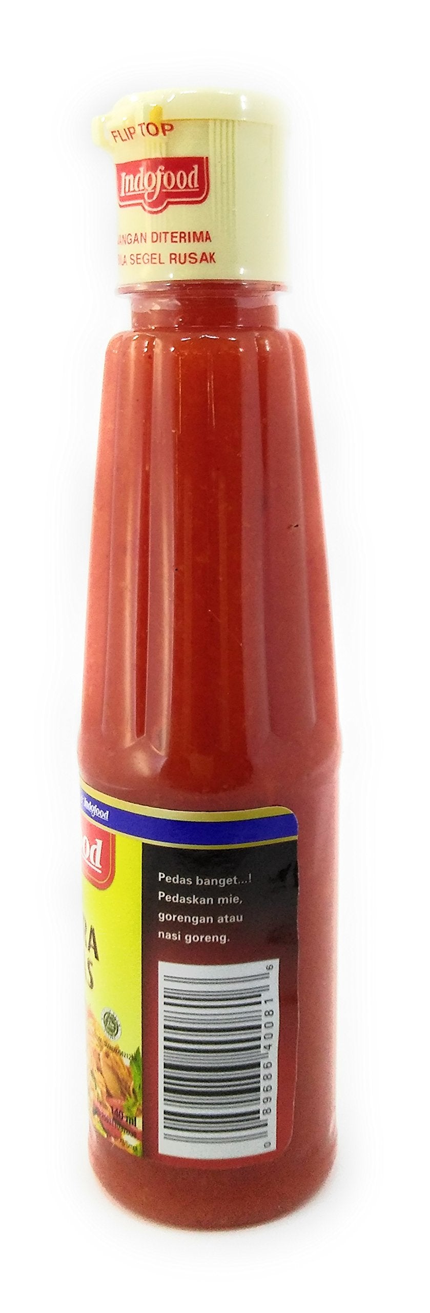 Indofood Sambal Extra Pedas - Chili Sauce, 140 ml (Pack of 3)