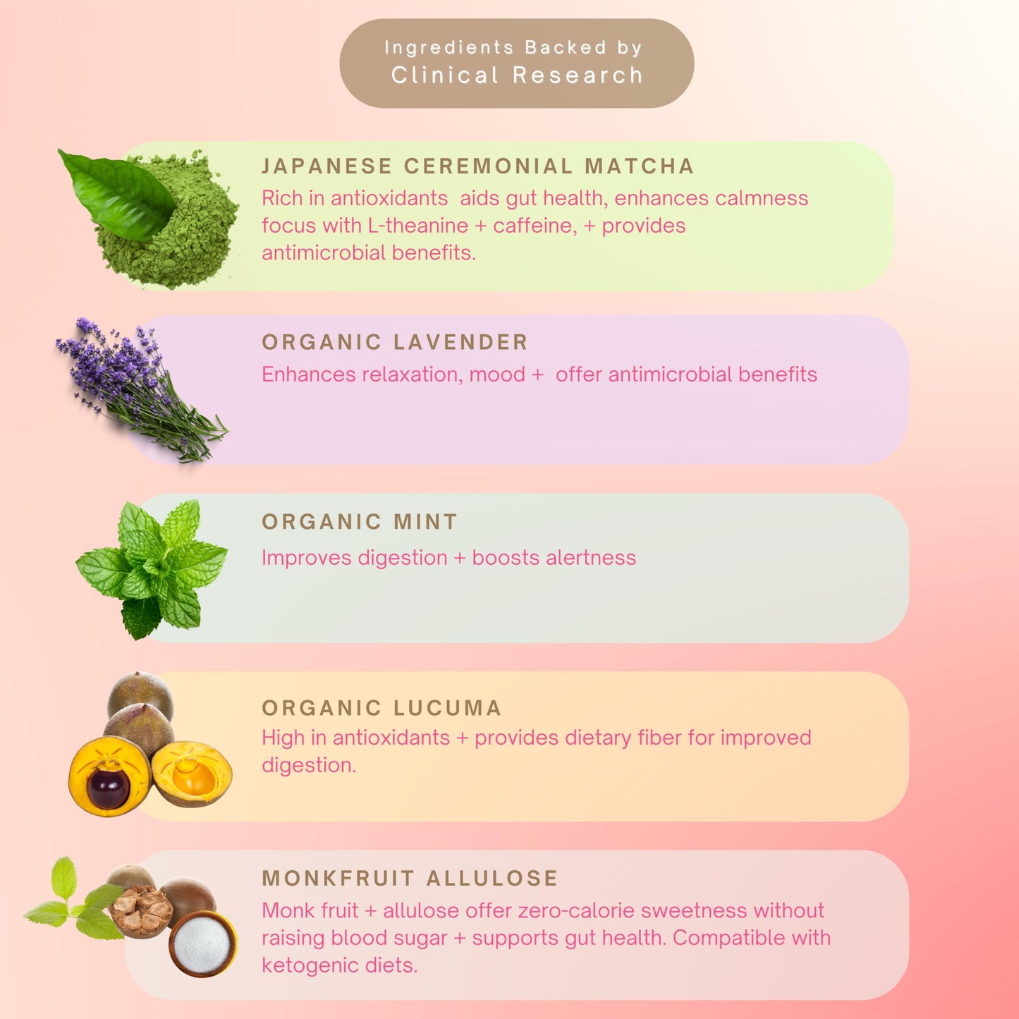 Eleven TLC Mint Lavender Matcha Powder - Ceremonial Grade Japanese Green Tea - Sugar-Free Wellness Latte Mix with Peppermint & Lavender - Calm Energy
