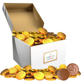 Hanukkah Chocolate Gelt, Nut-Free, Belgian Milk Chocolate Coins, Kosher Chanukah Gelt (20 Pounds (Bulk))