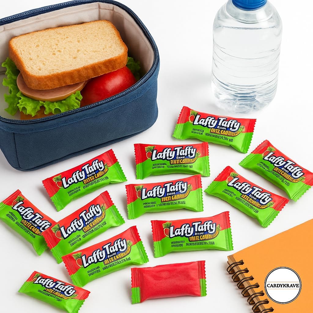 LfyTfy Fruit Combos - Strawberry & Kiwi Flavor - Individually Wrapped Chewy Candy - Jokes on Every Wrapper - Approx. 47 Pieces (1lb) - Perfect