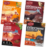 Field Trip Grass Fed Beef Jerky Variety Pack, Healthy Gluten Free Snacks, All Natural, Paleo-Friendly Meat Snacks with No Nitrates, Low Carb, High