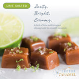 Southern Caramel Lime Salted Caramels, Handcrafted, 4 oz (Pack of 1)