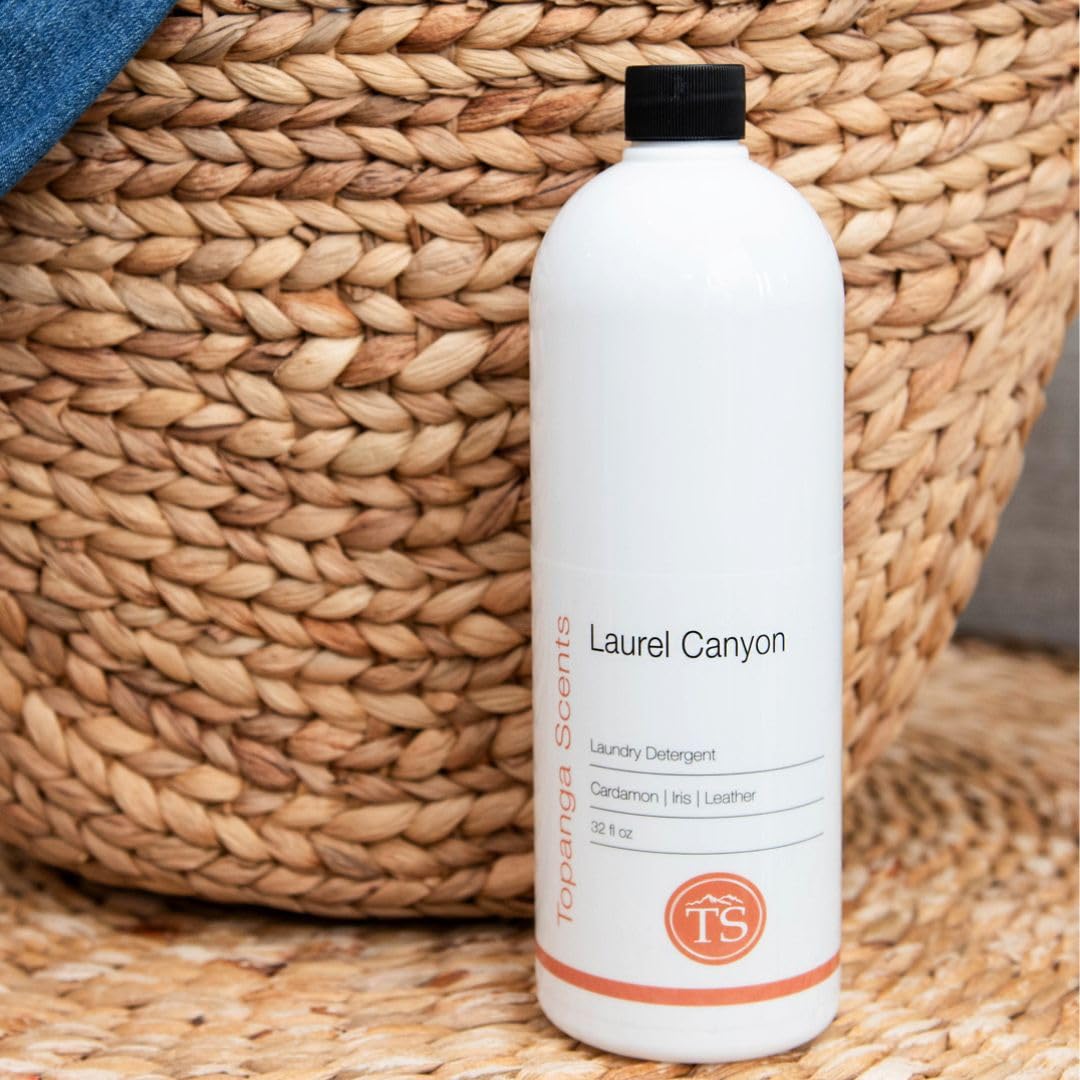 Topanga Scents Laurel Canyon Laundry Detergent, Plant-Based, 32 fl oz
