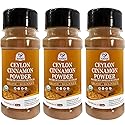 52USA Organic Ceylon Cinnamon Powder, 2 Ounce (Pack of 3), True Cinnamon Farmed in Sri Lanka, Non-GMO, Gluten-Free, Perfect for Baking, Cooking and
