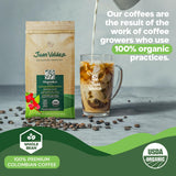 Juan Valdez Organic Whole Bean Coffee - Balanced Roast | 100% Colombian Arabica Beans | 100% Colombian Coffee - Balanced Profile with Moringa & Nutty
