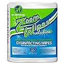 Zoom Wipes Gym Cleaning Wipes Refill - 4 Rolls (800 Wipes 3200 Total) - Commercial Disinfecting Surface Wipes for Fitness, Office, Schools