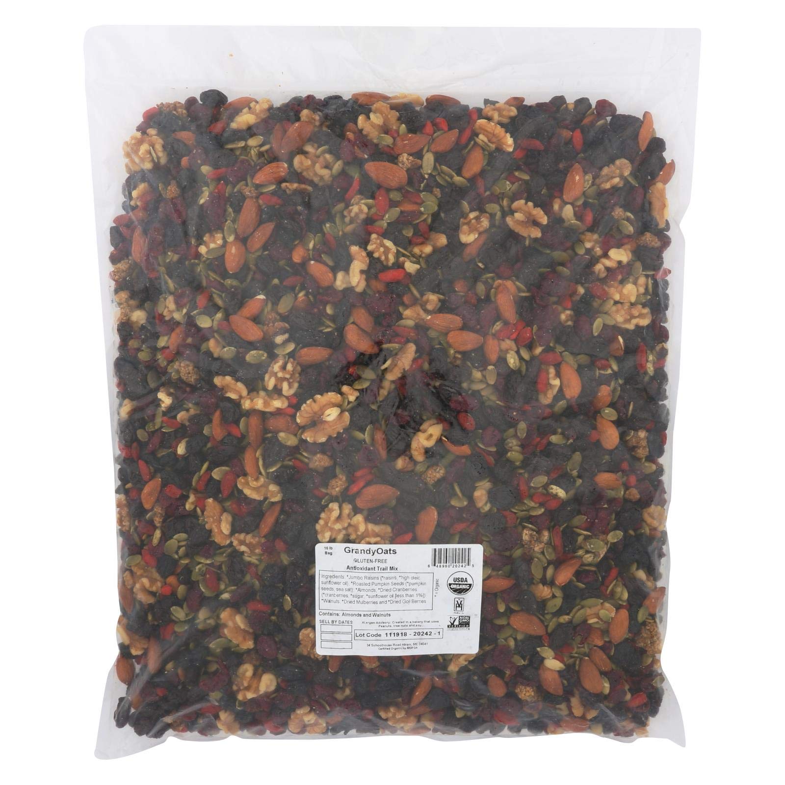 Trail Mix, Organic, High Antiox, 12.5 #