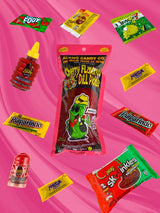 Alamo Cherry Pickle Kit, Mexican Candy Mix Ready to make the Famous TikTok Trend, Includes Original Alamo Dill Pickle, Baby Lucas, Lucas Gusano