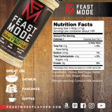 Feast Mode Flavors | Cinnamon Honey Butter Seasoning | Low Sodium No MSG Gluten Free | All Natural Meal Prep Flavoring, Sweet Topper for Breakfast