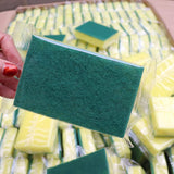 Sponge Individually Wrapped, 24 PCS Small Dishwashing Scouring Pads for Kitchen Sponge Wipes for Hotel Apartments