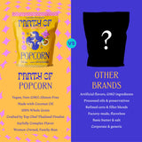 Party of Pad Thai Popcorn - Flavored Gluten-Free Snack Made from Veggie Ingredients, Individually Wrapped, Salted Variety Bags for Sharing, Movie