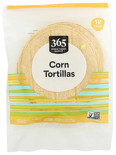 365 By Whole Foods Market, Stone Ground Corn Tortillas, 9.7 Ounce, 12 Count