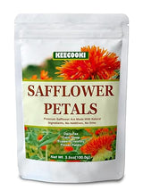 Premium Dried Safflower Petals, 3.5oz(100g), 100% Natural Safflower Flowers, Pure, No Additives, Pack of 1
