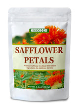 Premium Dried Safflower Petals, 3.5oz(100g), 100% Natural Safflower Flowers, Pure, No Additives, Pack of 1
