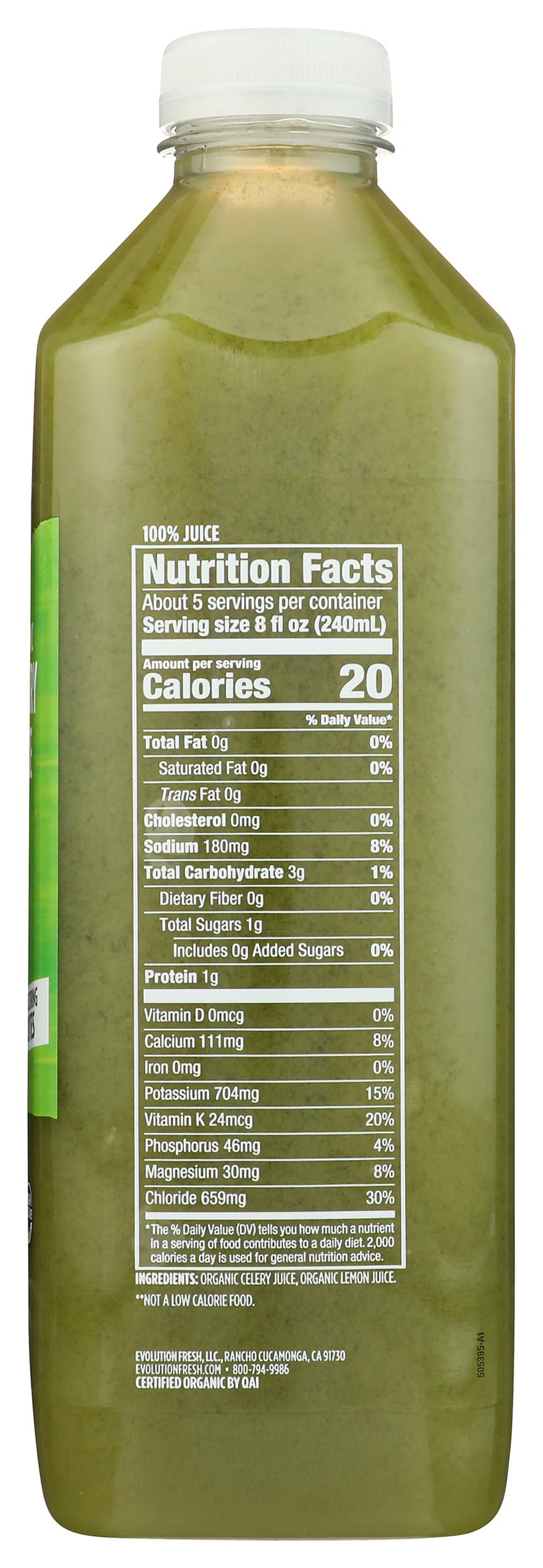 Evolution Fresh, Juice Celery Organic, 44 Fl Oz