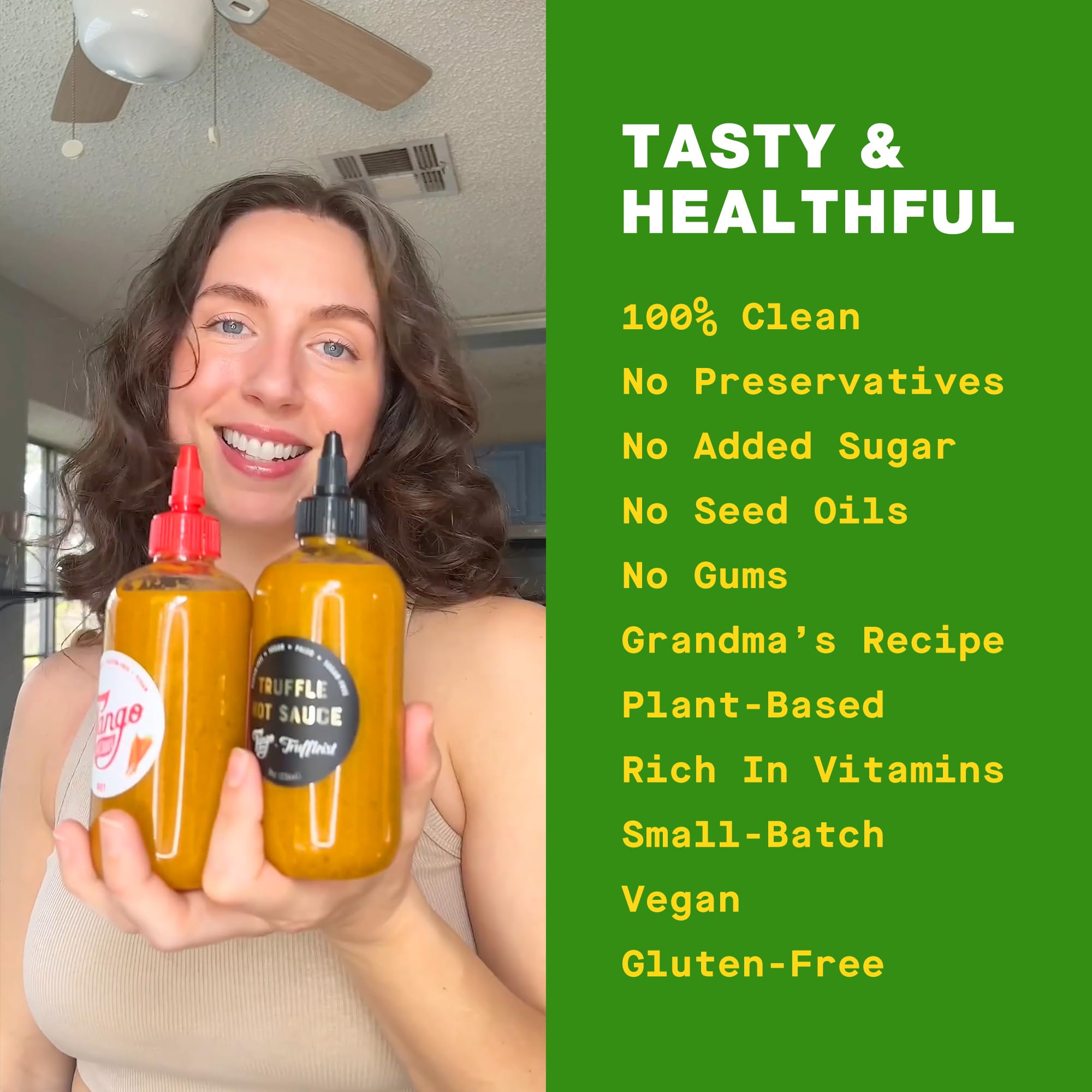 Hot Tango - Scotch Bonnet & Habanero Heat - Carrot-Based Hot Sauce - Vegan, Gluten-Free, Small Batch - 8 oz