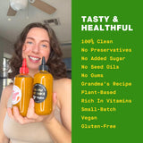 Truffle Tango - Gourmet Black Truffle Hot Sauce - Carrot-Based, Healthy & Clean - Vegan, Gluten-Free - 8 oz Squeeze Bottle