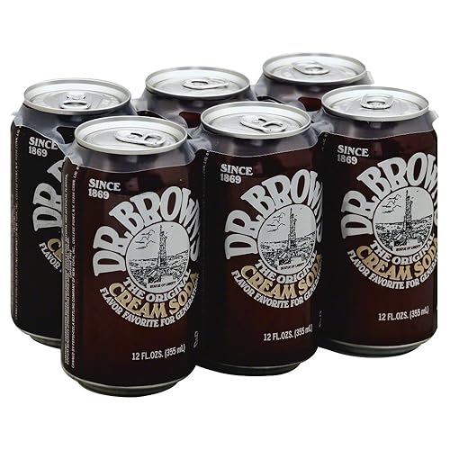 Dr. Brown Dr Brown's, The Original Diet Cream Soda - Case of 4 - 6/12 FZ