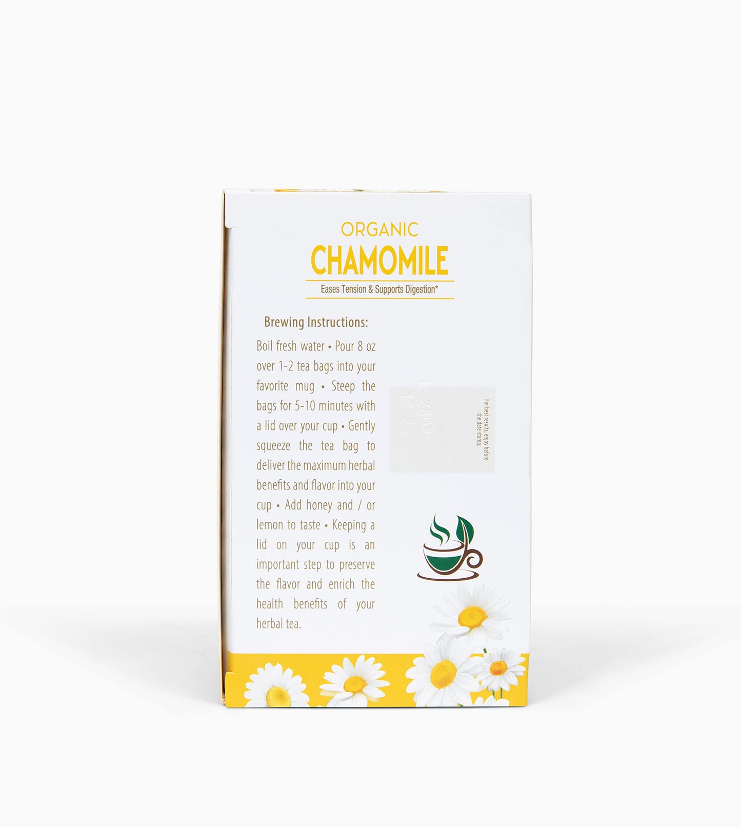 Lifestyle Awareness Organic Chamomile Tea, Caffeine Free, 20 Tea Bags, Pack of 6