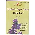 Health King Presidnt Super Energy Herb Tea, Teabags, 20 Count Box