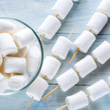 1 Pound of Large White Marshmallows with Bonus Roasting Sticks - Made with Natural Vanilla, No Artificial Flavors - Great for Campfires, S'Mores, Rice