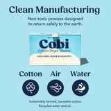 Cobi Biodegradable Non-Toxic Dryer Sheets - Naturally Scented Cotton Dryer Sheets - Eco-Friendly, Plant-Based, Plastic-Free (96, Scented)