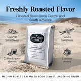 Carmel Valley Coffee Roasting Jamaican Me Crazy® - Medium Roast, Whole Bean, Caramel, Vanilla & Coffee Liqueur Flavored, 12 Ounce Bag (Pack of 1)