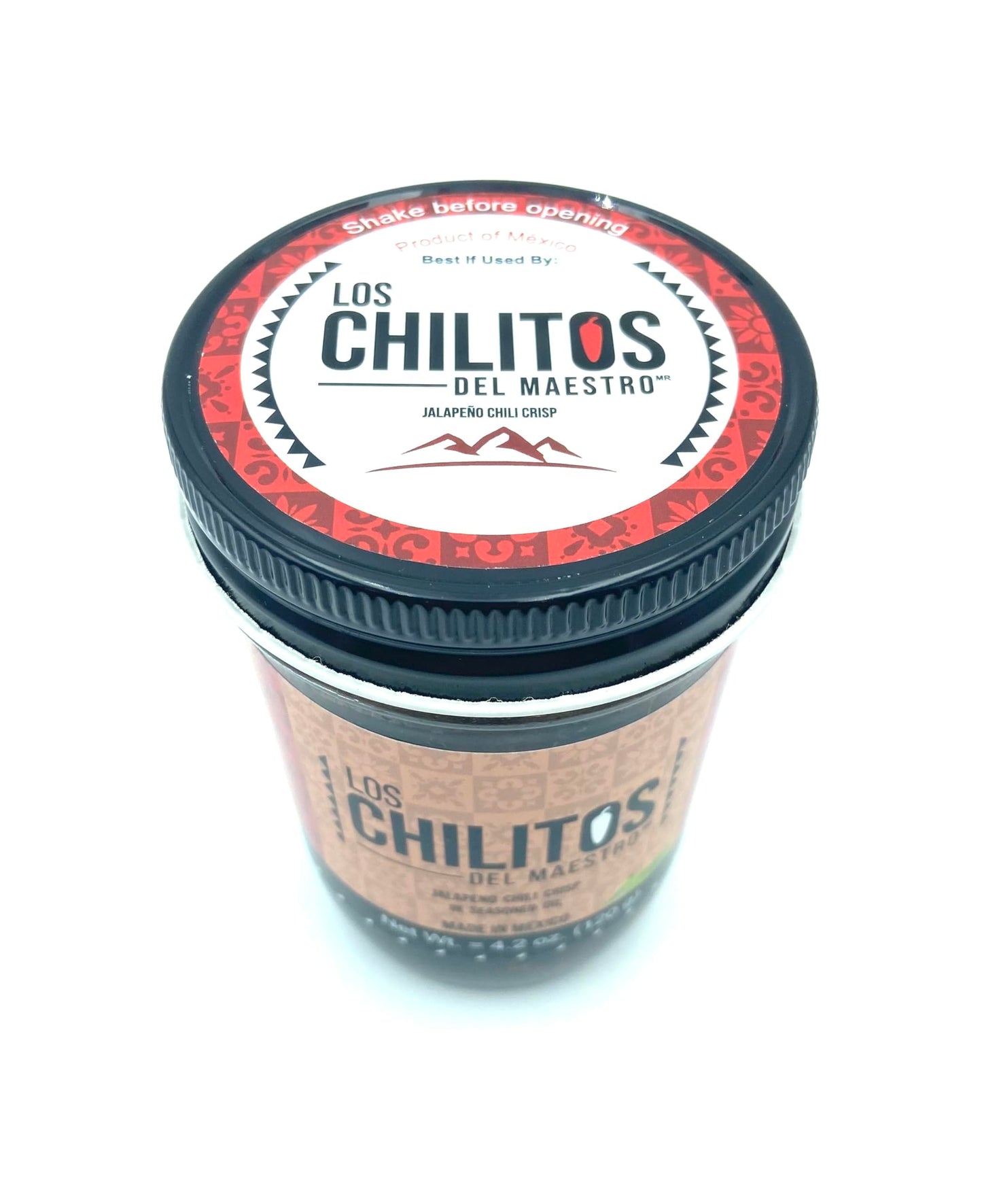 Los Chilitos del Maestro Jalapeño Chili Crisp in Seasoned Oil, 4.2 oz
