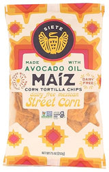 Siete Family Foods Mexican Street Corn Maiz Tortilla Chips, 7.5 OZ