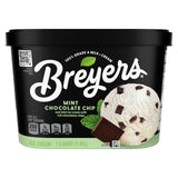 Breyers Ice Cream for a Delicious Frozen Treat Mint Chocolate Chip Made with 100% Grade A Milk & Cream 48 oz