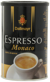 Dallmayr Gourmet Coffee, Espresso Monaco (Ground), 7-Ounce Tins (Pack of 4)