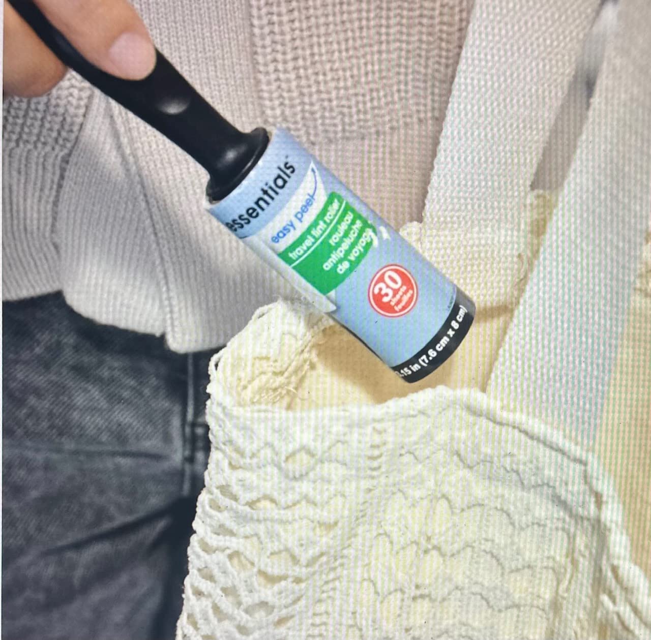 Laundry Essentials Lint Roller with Bonus Travel lint Roller
