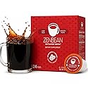 Zenbean Infrared Brew - 24 Low Acid Coffee Pods, Nootropic Coffee Capsules with Rhodiola Rosea, K-Cup Compatible with Capsule Machines, Balanced